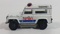 Majorette Land Rover NASA No. 266 National Aeronautics and Space Administration White Die Cast Toy Car Vehicle