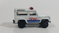 Majorette Land Rover NASA No. 266 National Aeronautics and Space Administration White Die Cast Toy Car Vehicle