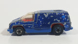 1979 Hot Wheels Scene Machines Inside Story Beach Blaster Van White Painted Blue Die Cast Toy Car Vehicle Hong Kong