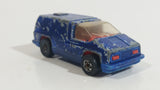 1979 Hot Wheels Scene Machines Inside Story Beach Blaster Van White Painted Blue Die Cast Toy Car Vehicle Hong Kong