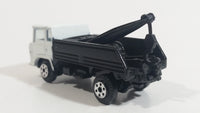 Yatming Wrecker Salvage Tow Truck Black and White Die Cast Toy Car Wrecking Towing Vehicle China