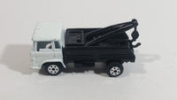 Yatming Wrecker Salvage Tow Truck Black and White Die Cast Toy Car Wrecking Towing Vehicle China