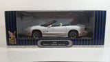 Yatming Road Signature Collector's Edition 1999 Pontiac Firebird Trans Am Convertible White with Blue Stripes 1/18 Scale Die Cast Toy Car Vehicle In Box