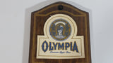 Vintage Olympia Brewing Company Metal & Wooden Wall Mount Beer Bottle Opener - North Columbia Trading Company Enderby, B.C.