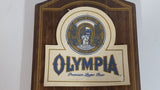 Vintage Olympia Brewing Company Metal & Wooden Wall Mount Beer Bottle Opener - North Columbia Trading Company Enderby, B.C.