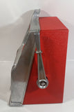 Vintage Nevada Las Vegas "Entertainment Capital of the World" 11" Tall Metal Coin Bank 4 Wheel