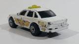 2002 Matchbox Ford Crown Victoria Police Cops White Die Cast Toy Car Vehicle McDonald's Happy Meal