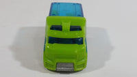 2011 Hot Wheels City Works Rapid Response Ambulance Lime Green Die Cast Toy Car Emergency Rescue Vehicle