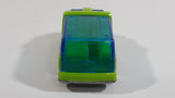 2011 Hot Wheels City Works Rapid Response Ambulance Lime Green Die Cast Toy Car Emergency Rescue Vehicle