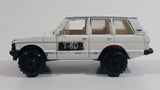 1989 Hot Wheels Range Rover T-60 Sticker Tampos White Die Cast Toy Car Vehicle