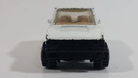 1989 Hot Wheels Range Rover T-60 Sticker Tampos White Die Cast Toy Car Vehicle