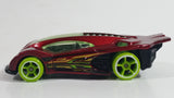 2015 Hot Wheels Nitrobot Attack Side Draft Dark Red Die Cast Toy Car Vehicle