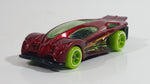 2015 Hot Wheels Nitrobot Attack Side Draft Dark Red Die Cast Toy Car Vehicle