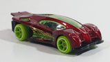 2015 Hot Wheels Nitrobot Attack Side Draft Dark Red Die Cast Toy Car Vehicle