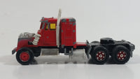 Majorette Kenworth Semi Tractor Truck Rig Red 1/87 Scale Die Cast Toy Car Vehicle - Missing Hood