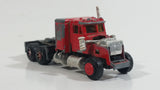 Majorette Kenworth Semi Tractor Truck Rig Red 1/87 Scale Die Cast Toy Car Vehicle - Missing Hood