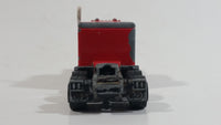 Majorette Kenworth Semi Tractor Truck Rig Red 1/87 Scale Die Cast Toy Car Vehicle - Missing Hood