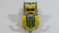 Majorette Kenworth Semi Tractor Truck Rig Yellow 1/87 Scale Die Cast Toy Car Vehicle - with Opening Hood