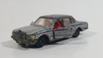 Vintage 1978 Tomica Mercedes Benz 450 SEL 1/57 Scale Silver Die Cast Toy Car Vehicle with Opening Doors