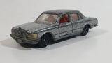 Vintage 1978 Tomica Mercedes Benz 450 SEL 1/57 Scale Silver Die Cast Toy Car Vehicle with Opening Doors