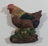 Chicken Rooster Hen Resin Fridge Magnet