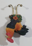 Chicken Rooster Hen Resin Key Hat Wall Hanger