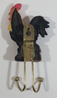 Chicken Rooster Hen Resin Key Hat Wall Hanger