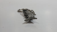 Salmon Fish Shaped Metal Key Chain Fisherman Sportsmen Outdoors Collectible