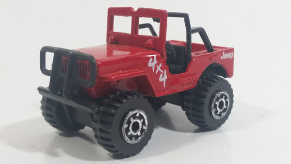 1981 Matchbox Jeep 4x4 Golden Eagle Red Die Cast Toy Car Vehicle