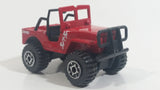 1981 Matchbox Jeep 4x4 Golden Eagle Red Die Cast Toy Car Vehicle