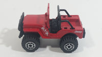 1981 Matchbox Jeep 4x4 Golden Eagle Red Die Cast Toy Car Vehicle