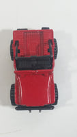 1981 Matchbox Jeep 4x4 Golden Eagle Red Die Cast Toy Car Vehicle