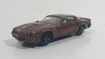 Vintage 1982 JRI Road Machines Camaro Z-28 Brown Die Cast Toy Car Vehicle with Opening Doors - Hong Kong