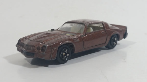 Vintage 1982 JRI Road Machines Camaro Z-28 Brown Die Cast Toy Car Vehicle with Opening Doors - Hong Kong