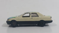 Yatming No. 815 Ford Sierra Sapphire #15 Cream White with Blue Green Die Cast Toy Car Vehicle