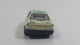 Yatming No. 815 Ford Sierra Sapphire #15 Cream White with Blue Green Die Cast Toy Car Vehicle