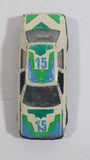 Yatming No. 815 Ford Sierra Sapphire #15 Cream White with Blue Green Die Cast Toy Car Vehicle