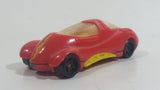 1995 Hot Wheels Power Circuit Red and Yellow Die Cast Toy Car Vehicle McDonald's Happy Meal