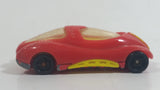 1995 Hot Wheels Power Circuit Red and Yellow Die Cast Toy Car Vehicle McDonald's Happy Meal