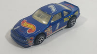 1995 Hot Wheels Race Team Series I Lumina Stocker #1 Metalflake Dark Blue Die Cast Toy Race Car Vehicle