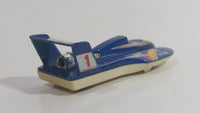 2005 Hot Wheels Hydroplane Metallic Blue Die Cast Toy Speed Boat Vehicle