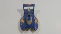 2005 Hot Wheels Hydroplane Metallic Blue Die Cast Toy Speed Boat Vehicle