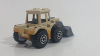 1999 Matchbox Road Crew/Road Works Tractor Shovel Beige Fading to Yellow No. 29 Die Cast Toy Construction Building Equipment Vehicle