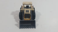 1999 Matchbox Road Crew/Road Works Tractor Shovel Beige Fading to Yellow No. 29 Die Cast Toy Construction Building Equipment Vehicle