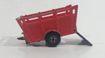 Vintage Majorette No. 323 Animal Trailer Red Die Cast Toy Farm Farming Vehicle