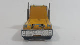 Vintage 1992 Matchbox Peterbilt Cement Mixer Semi Tractor Truck Yellow 1/80 Scale Die Cast Toy Rig Vehicle