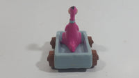 1990 Hanna Barbera Dino on Grey Stone Cart Vehicle McDonald's Happy Meal