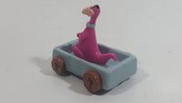 1990 Hanna Barbera Dino on Grey Stone Cart Vehicle McDonald's Happy Meal