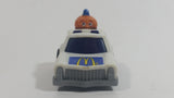 1985 McDonald's Happy Meal Fast Macs Officer Big Mac Character White Pull Back Toy Car Vehicle