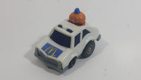 1985 McDonald's Happy Meal Fast Macs Officer Big Mac Character White Pull Back Toy Car Vehicle